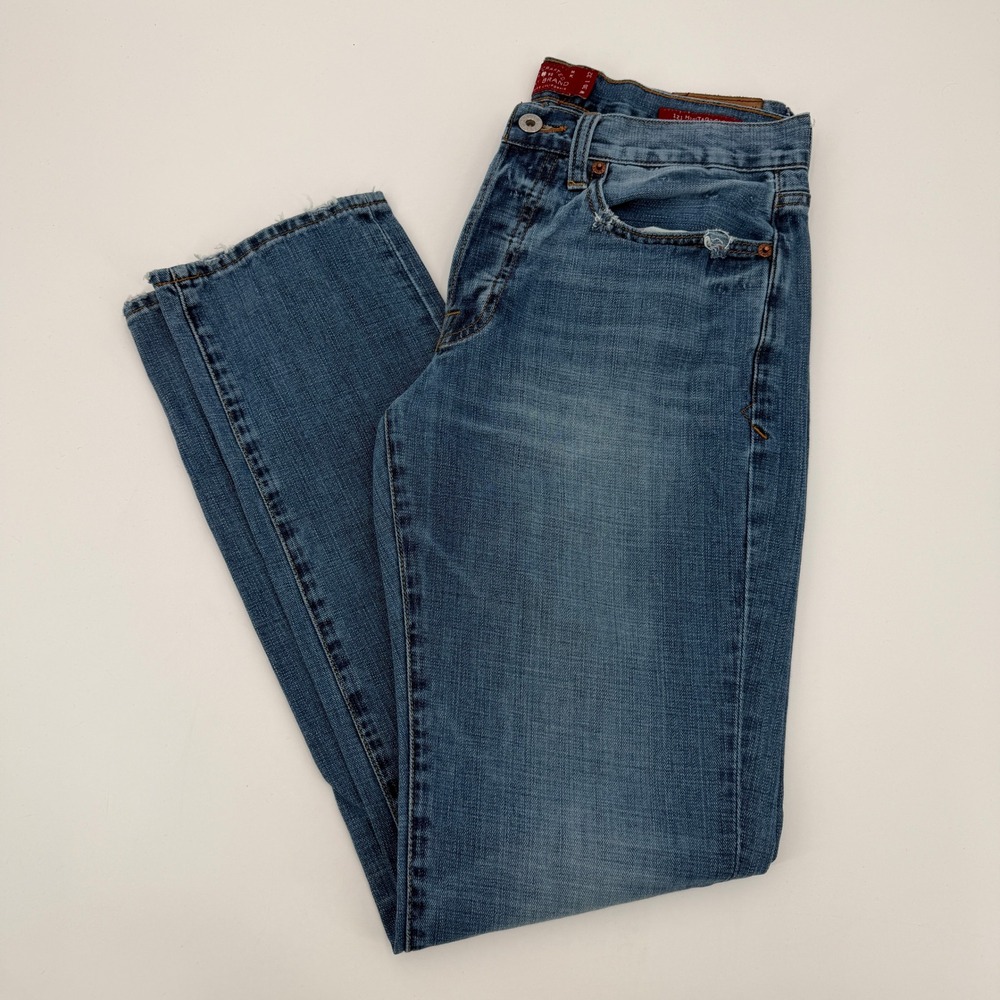 Lucky Brand 121 Heritage Slim Jeans Womens 30x32 Medium Wash Western Americana